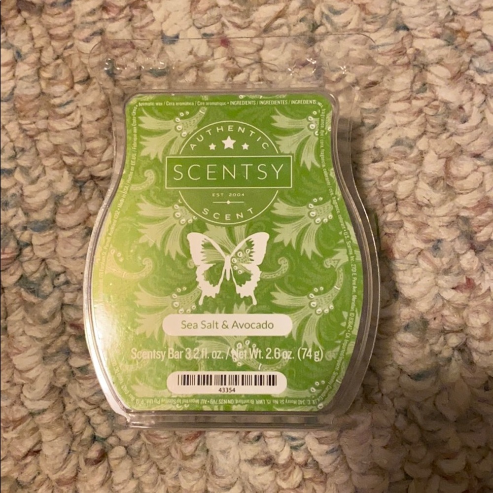 Sea Salt and Avocado Scentsy Bar